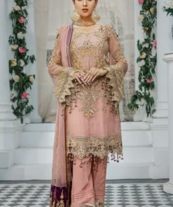 Areesha Tea Pink Formal Collection Vol-Xii