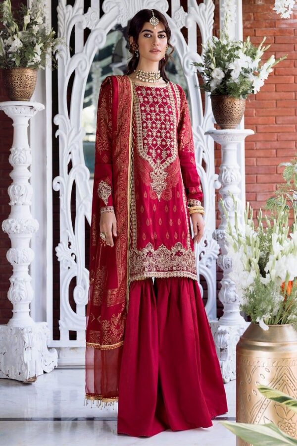 (product) Motifz 3134-Zohra Embroidered Jacquard Collection