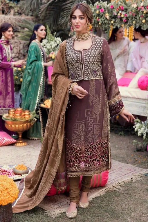 (product) Motifz 3146-Laila Embroidered Jacquard Collection