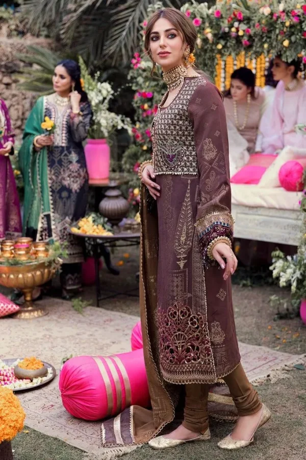 (product) Motifz 3146-Laila Embroidered Jacquard Collection