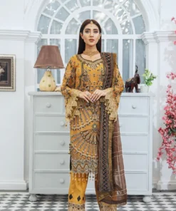 Areesha Mustard Formal Collection Vol-Xii