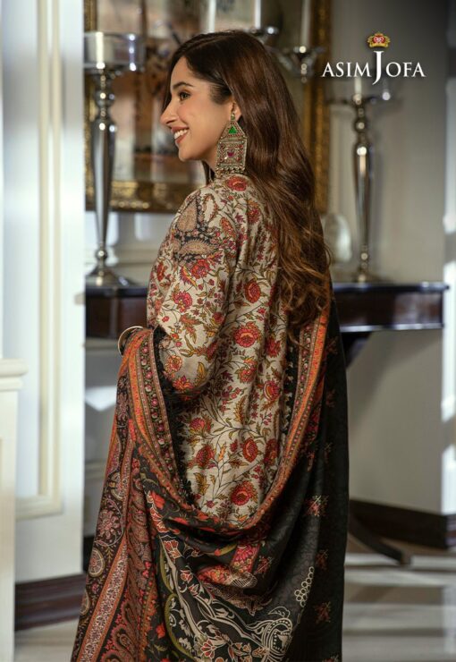 (product) Asim Jofa AJAW-02 Aira and Asra Winter Shawl Collection