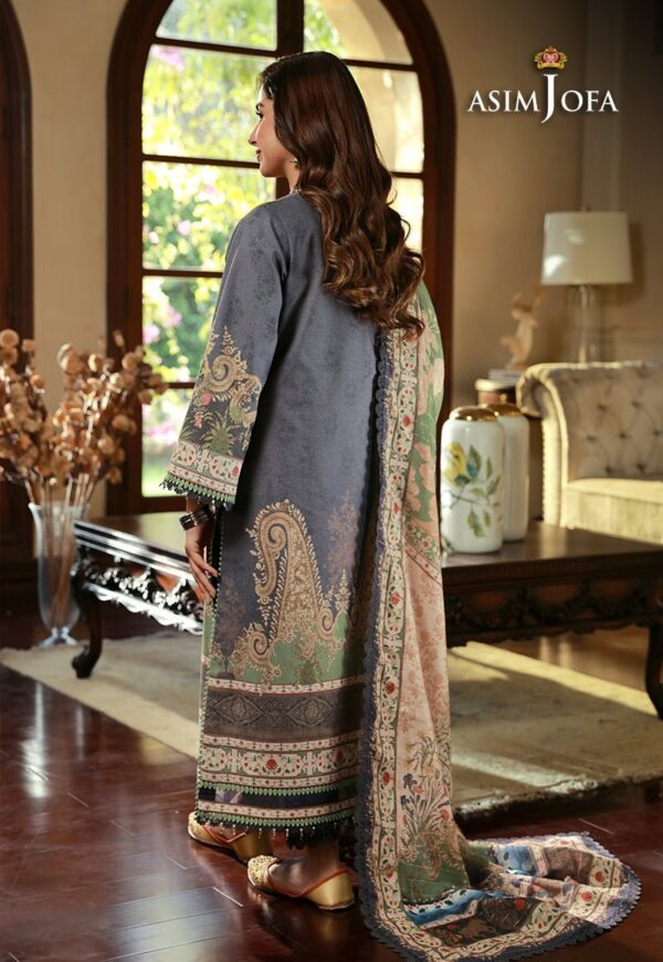 (product) Asim Jofa AJAW-06 Aira and Asra Winter Shawl Collection