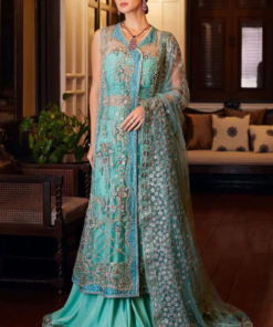 Mushq Astrum Embroidered Net 3 Piece Suit