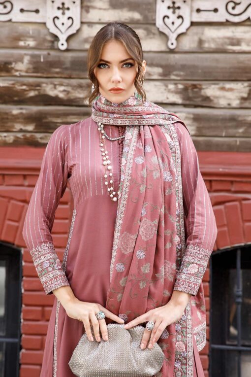 (product) Maria B Tea Pink Dw-W23-74 Casuals Wear