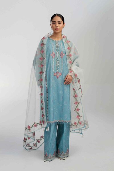 Zara Shahjahan Z23-6B Coco Embroidered Winter Collection