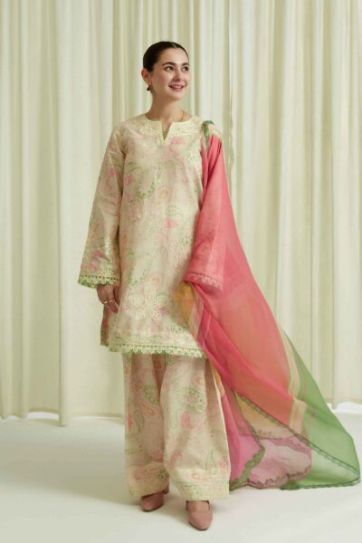 Zara Shahjahan ZCE23-9B Coco Embroidered Winter Collection
