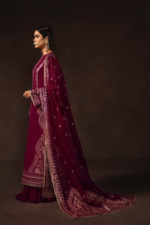 Afrozeh Roshan Divani Luxury Embroidered Silk Collection