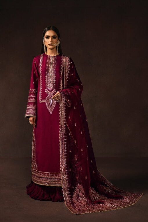 Afrozeh Roshan Divani Luxury Embroidered Silk Collection
