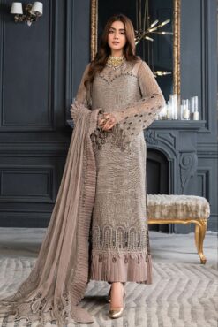 Janique D 014 Cocoa Chic Formal Embroidered Collection