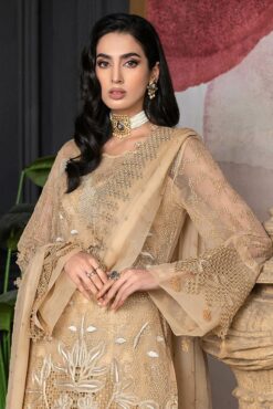 Janique D 016 Silk Sandstone Formal Embroidered Collection