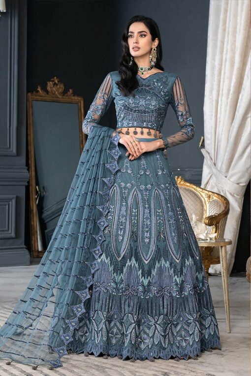 Janique D 020 Graphite Grace Formal Embroidered Collection