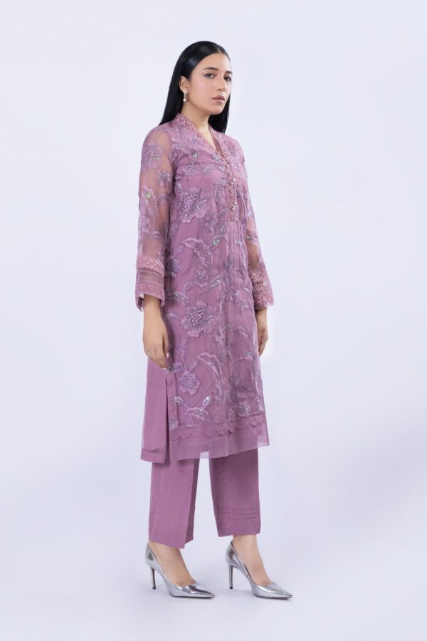Maria B Shirt Lilac MB-F23-413 Basics Formal 2 Piece Suits