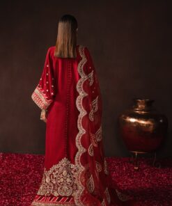 Afrozeh Mushk Divani Luxury Embroidered Silk Collection
