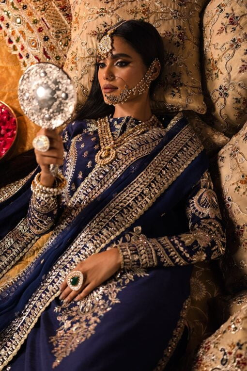 Afrozeh Maya Divani Luxury Embroidered Silk Collection
