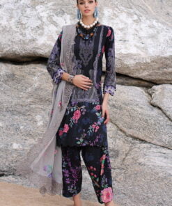 Charizma
PM4-13 3-PC Printed Lawn Shirt with Embroidered ChiffonCollection