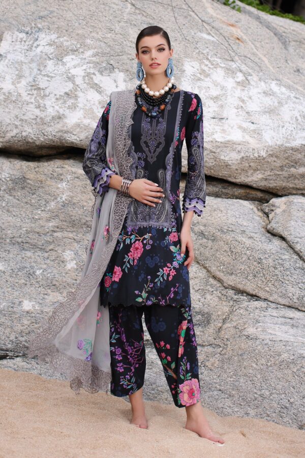 Charizma
Pm4-13 3-Pc Printed Lawn Shirt With Embroidered Chiffoncollection