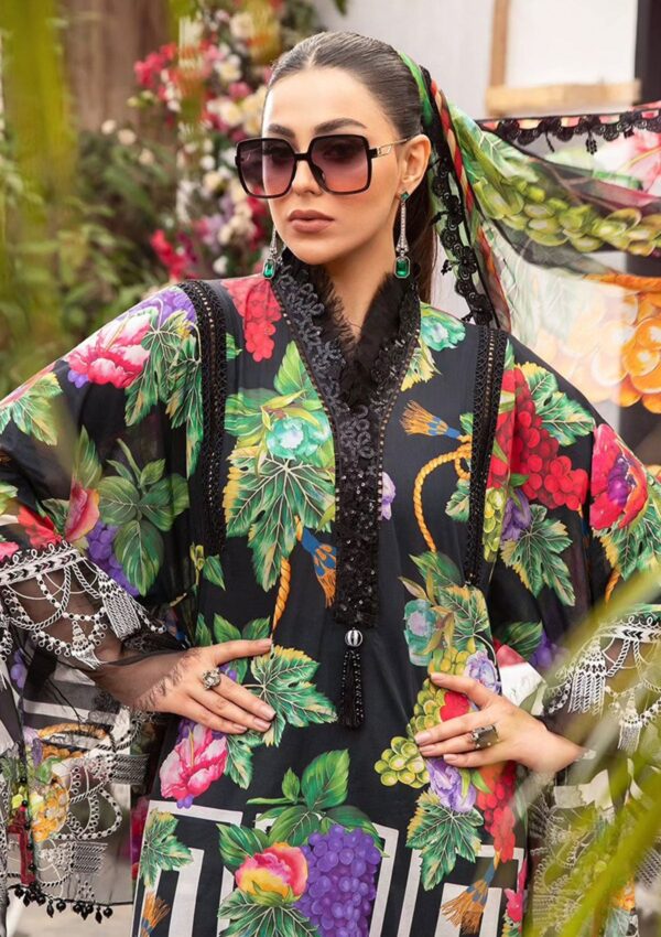  Maria B MM24#8 B M Prints Spring Summer Lawn
Collection