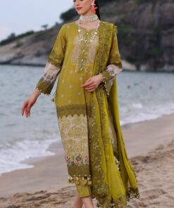 Charizma
PM4-14 3-PC Printed Lawn Shirt with Embroidered ChiffonCollection