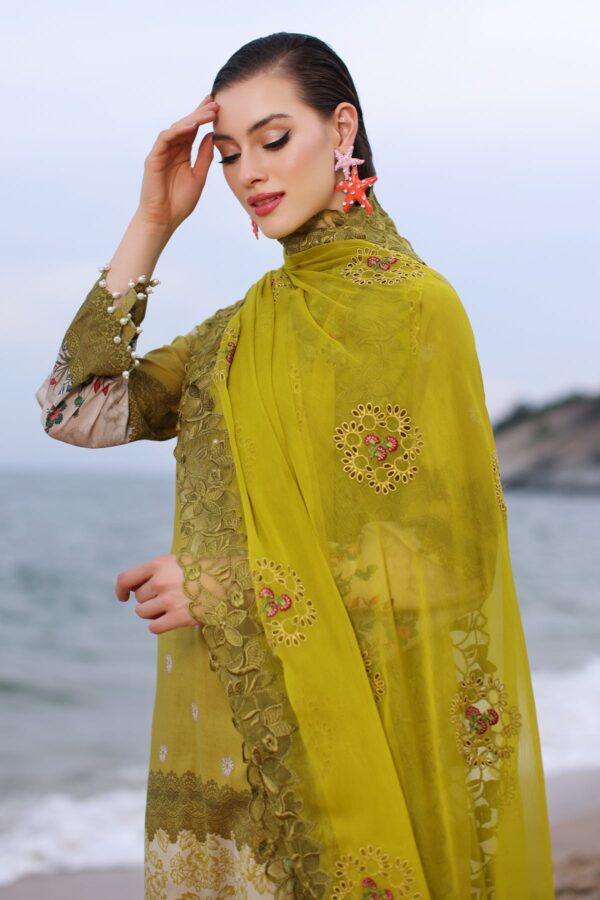 Charizma
Pm4-14 3-Pc Printed Lawn Shirt With Embroidered Chiffoncollection