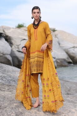 Charizma
PM4-12 3-PC Printed Lawn Shirt with Embroidered ChiffonCollection