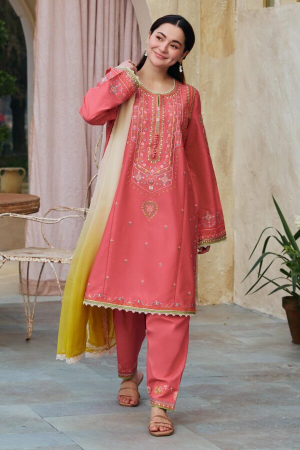 Zara Shahjahan Bano-2B Coco Embroidered Lawn
3Pc Suit