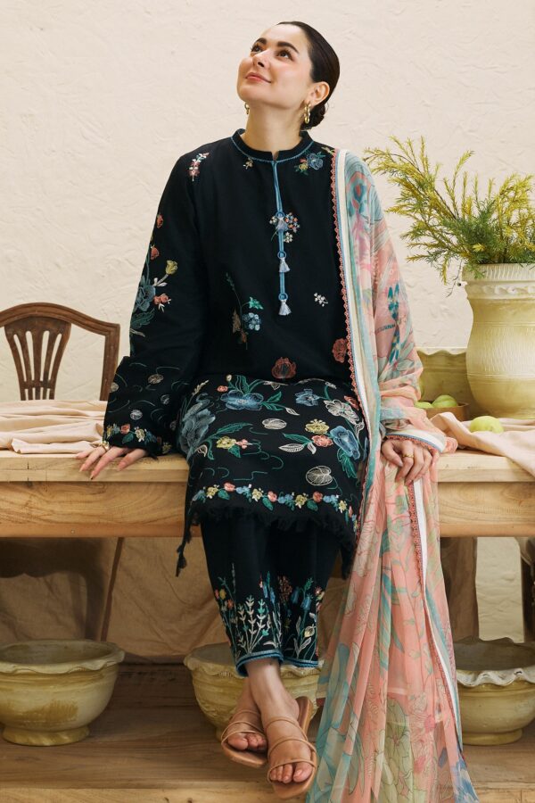  Zara Shahjahan Jabeen-6B Coco Embroidered
Lawn 3Pc Suit