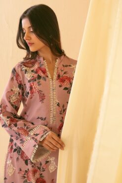  Mushq Lily Bloom Wisteria Basic Pret
Collection