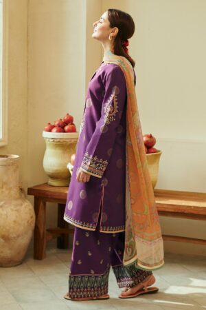  Zara Shahjahan Morni-9A Coco Embroidered
Lawn 3Pc Suit