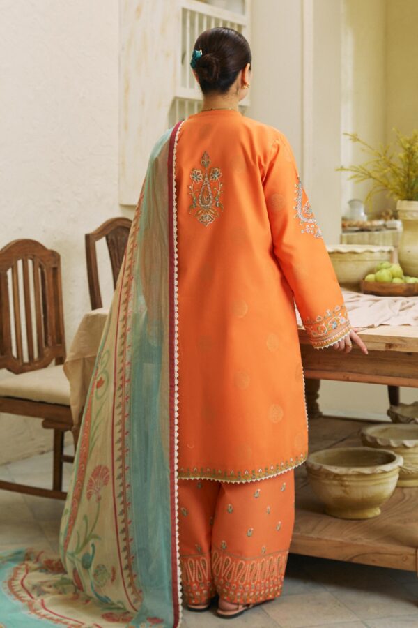  Zara Shahjahan Morni-9B Coco Embroidered
Lawn 3Pc Suit