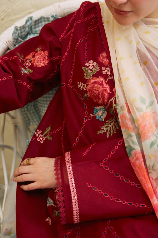  Zara Shahjahan Ruhi-10B Coco Embroidered
Lawn 3Pc Suit