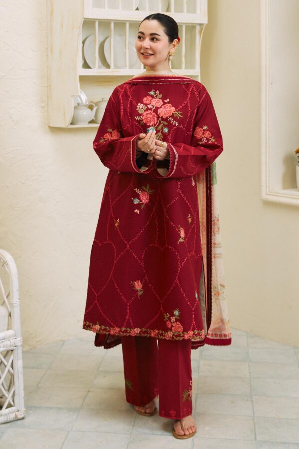  Zara Shahjahan Ruhi-10B Coco Embroidered
Lawn 3Pc Suit