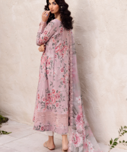 (product) Iznik Embroidered Lawn Dl-09 3 Piece Suit Cultural Outfit 2024
