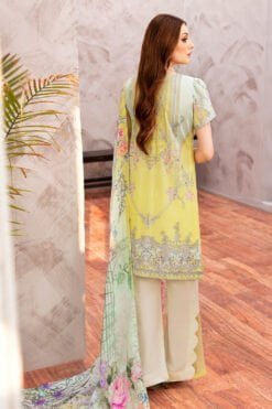 (product) Ramsha Embroidered Lawn L-907 3 Piece Suit Cultural Outfit 2024