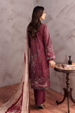 (product) Ramsha Embroidered Lawn L-902 3 Piece Suit Cultural Outfit 2024