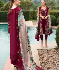 Ramsha Embroidered Lawn Z-802 3 Piece Suit Cultural Outfit 2024