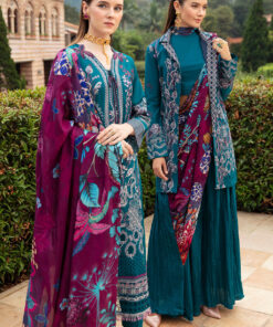Ramsha Embroidered Lawn Z-805 3 Piece Suit Cultural Outfit 2024