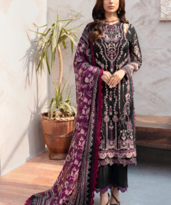 (product) Ramsha Embroidered Lawn L-905 3 Piece Suit Cultural Outfit 2024