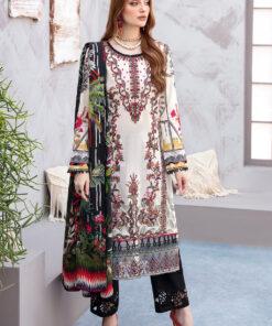 (product) Ramsha Embroidered Lawn L-911 3 Piece Suit Cultural Outfit 2024
