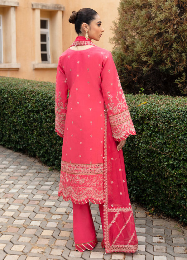 (product) Gulaal Embroidered Lawn Alessia 3 Piece Suit Cultural Outfit 2024