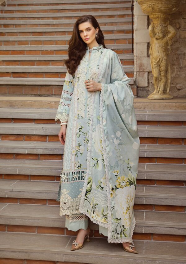 Elaf Print Chikankari ECT 05A Waterlilly
Lawn Collection 24