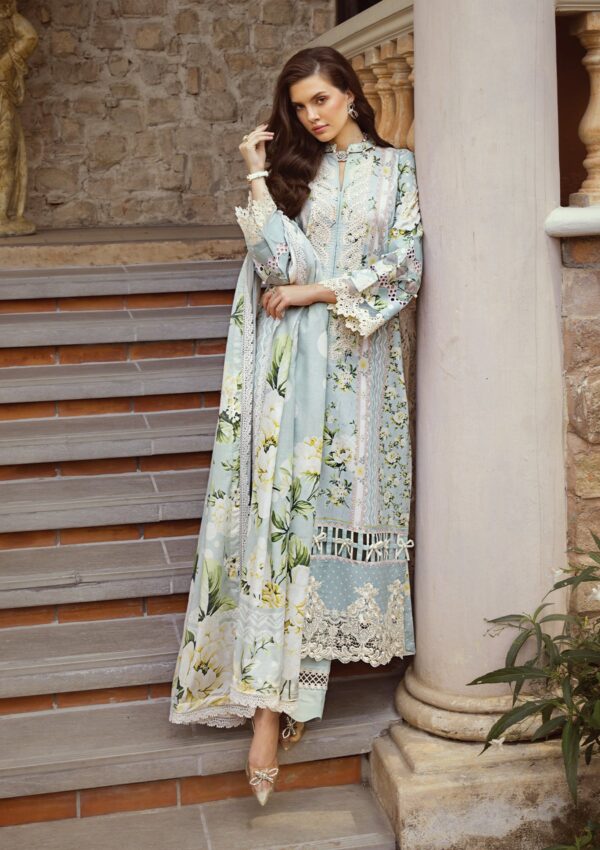 Elaf Print Chikankari ECT 05A Waterlilly
Lawn Collection 24