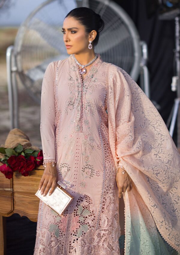  Al Zohaib Mahiymaan ALM24-07 Rose Gold Lawn
Collection 24