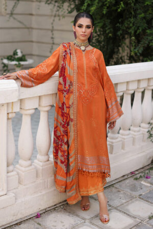 (product) Charizma Malhaar CMW 01 Embroidered Staple Jacquard Collection Vol 1