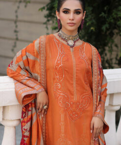 (product) Charizma Malhaar CMW 01 Embroidered Staple Jacquard Collection Vol 1