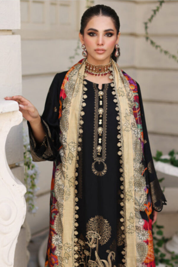 (product) Charizma Malhaar CMW 02 Embroidered Staple Jacquard Collection Vol 1