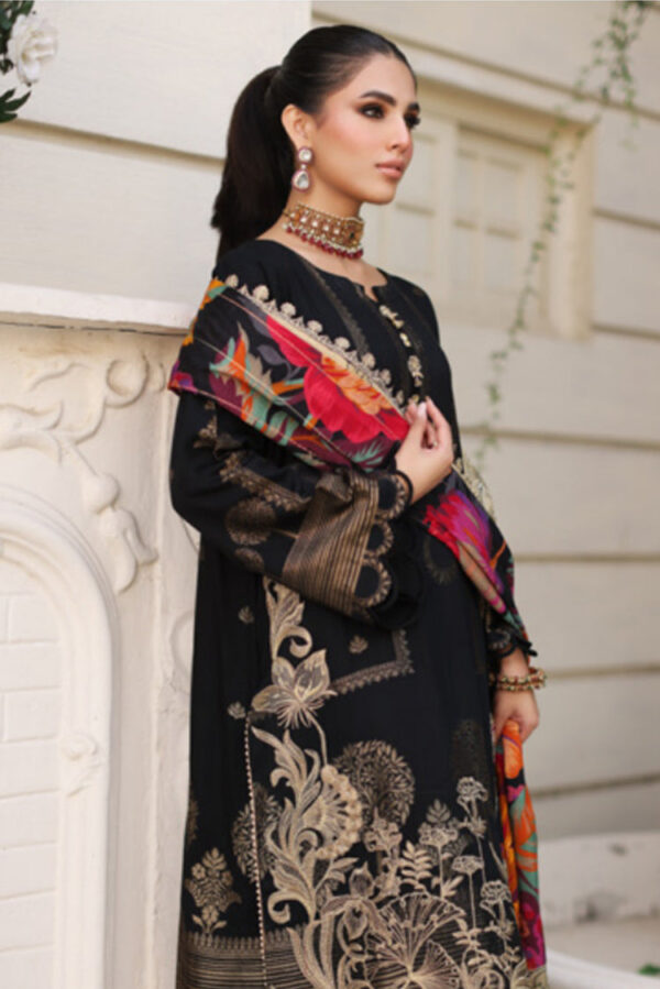 (product) Charizma Malhaar CMW 02 Embroidered Staple Jacquard Collection Vol 1