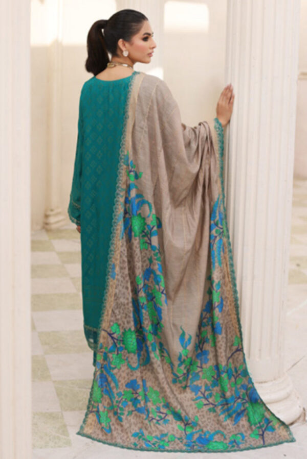 (product) Charizma Malhaar CMW 06 Embroidered Staple Jacquard Collection Vol 1