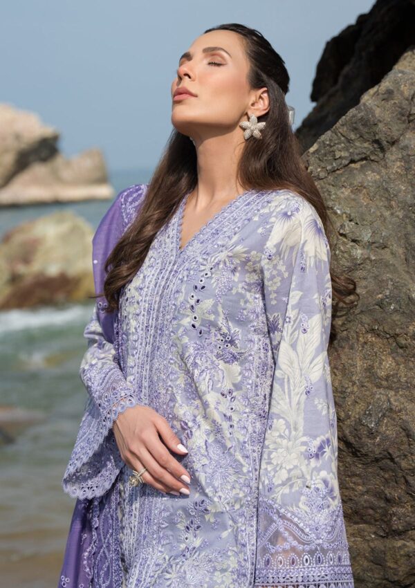  Afrozeh Summer Together Lawnkari Wisteria
Lawn Collection 24