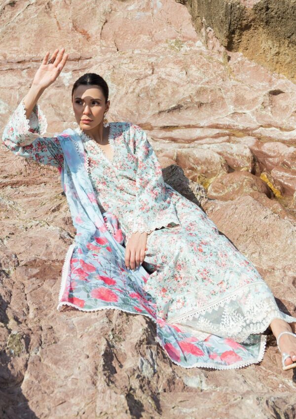  Afrozeh Summer Together Lawnkari Topaz Lawn
Collection 24